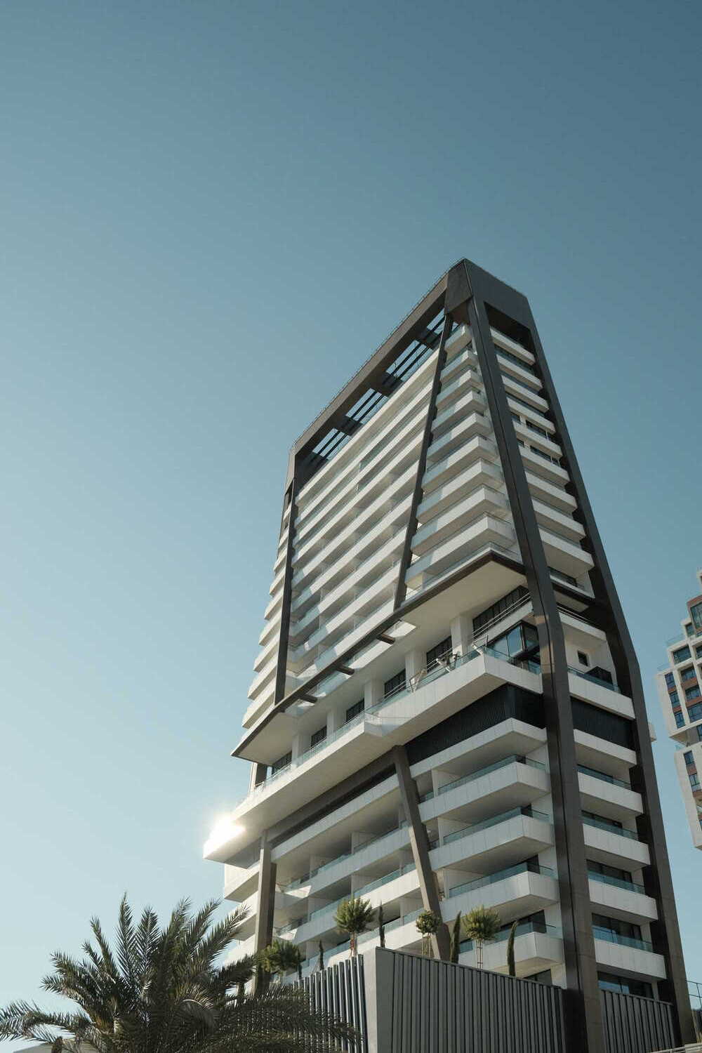 Photo of high-rise luxury apartment block in Limassol, Cyprus