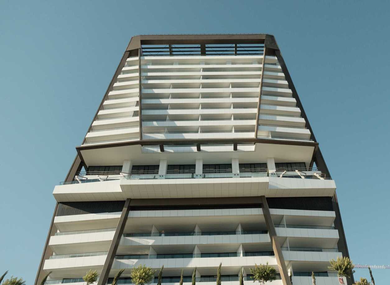 Photo of high-rise luxury apartment block in Limassol, Cyprus